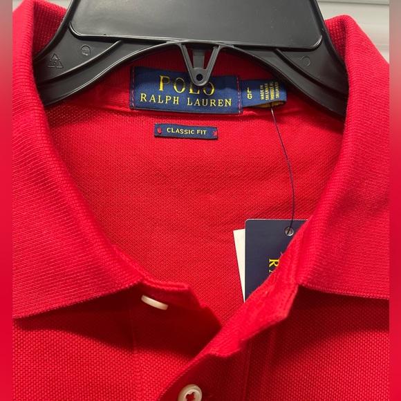 Polo by Ralph Lauren Classic Fit RED Polo Shirt NWT $79 - Picture 4 of 5